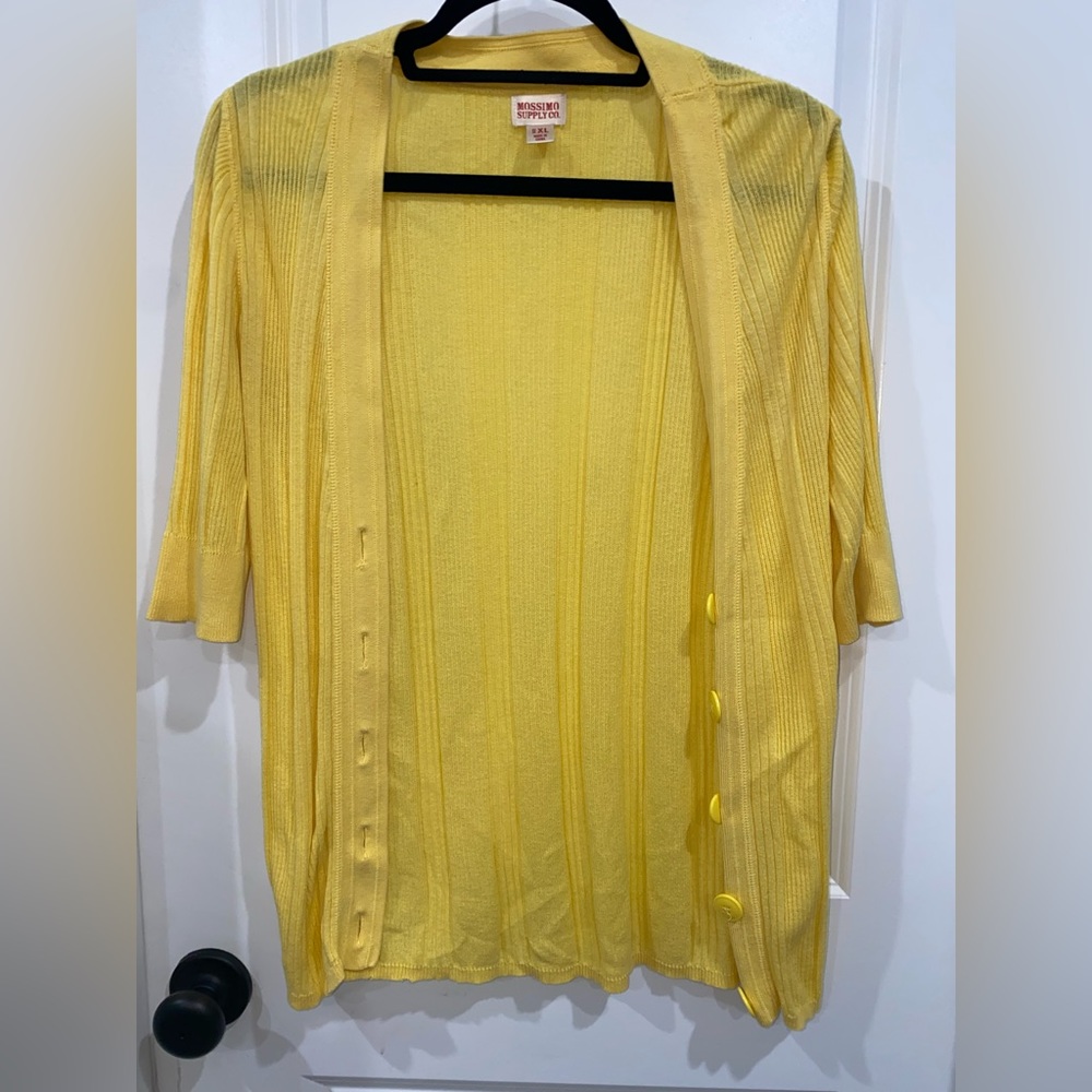 Yellow sweater